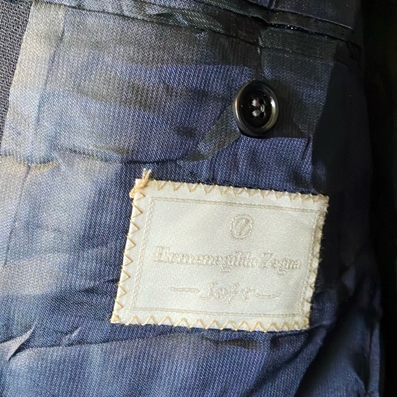 Ermenegildo Zegna Sport Navy Blazer - Picture 3 of 5